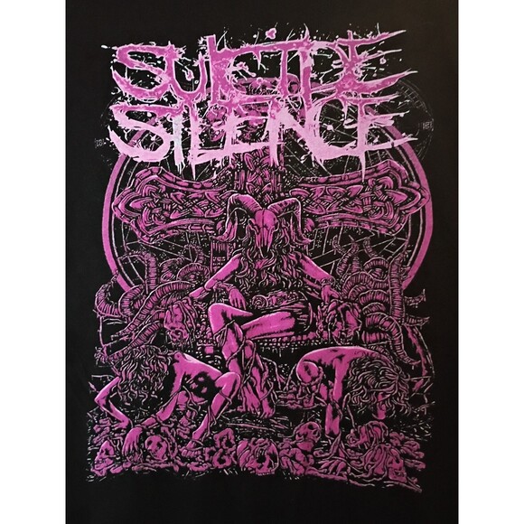 Suicide silence tee T-shirt size m medium - Picture 2 of 2